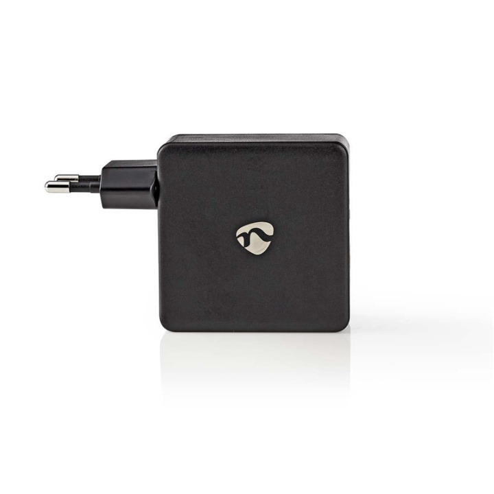 Nedis Wall Charger | PD3.0 45W | Quick charge feature | 2.25 / 2.4 / 3.0 A | Number of outputs: 2 | USB-A / USB-C™ | No Cable Included | Automatic Voltage Selection | Black in the group SMARTPHONE & TABLETS / Chargers & Cables / Wall charger / Wall charger USB at TP E-commerce Nordic AB (38-73032)