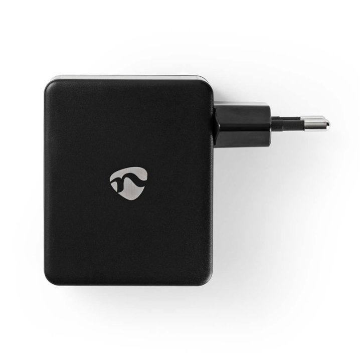 Nedis Wall Charger | Quick charge feature | 4x 2.4 A | Number of outputs: 4 | 4x USB-A | No Cable Included | Single Voltage Output | Black in the group SMARTPHONE & TABLETS / Chargers & Cables / Wall charger / Wall charger USB at TP E-commerce Nordic AB (38-73070)