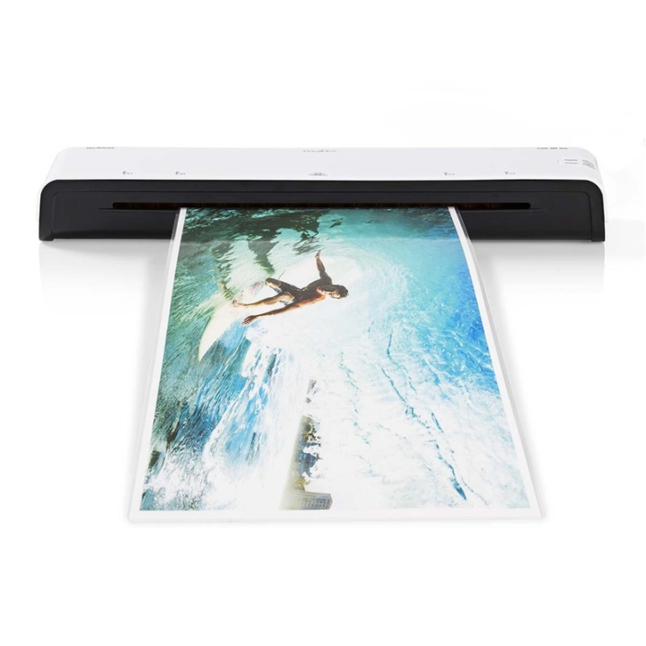 Nedis Laminator | Hot & Cold | A3 | 300 mm/min | Auto switch off | Mains Powered | White in the group COMPUTERS & PERIPHERALS / Printers & Accessories / Printers / Inkjet printers at TP E-commerce Nordic AB (38-73143)