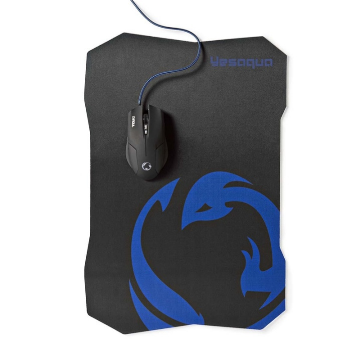 Nedis Gaming Mouse & Mouse Pad Set | Wired | 800 / 1200 / 1600 dpi | Adjustable DPI | Number of buttons: 6 | Right-Handed | 1.50 m | Normal Lighting in the group COMPUTERS & PERIPHERALS / GAMING / Mice at TP E-commerce Nordic AB (38-73179)