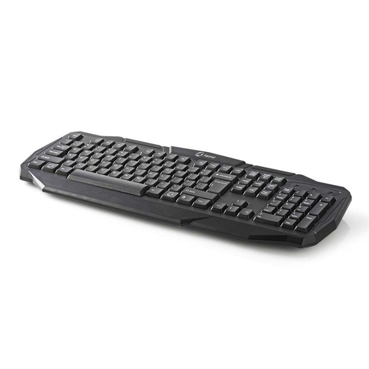 Wired Gaming Keyboard | USB 2.0 | Membrane Keys | LED | German | DE Layout | USB Powered | Power cable length: 1.50 m | Gaming in the group COMPUTERS & PERIPHERALS / GAMING / Keyboards at TP E-commerce Nordic AB (38-73187)