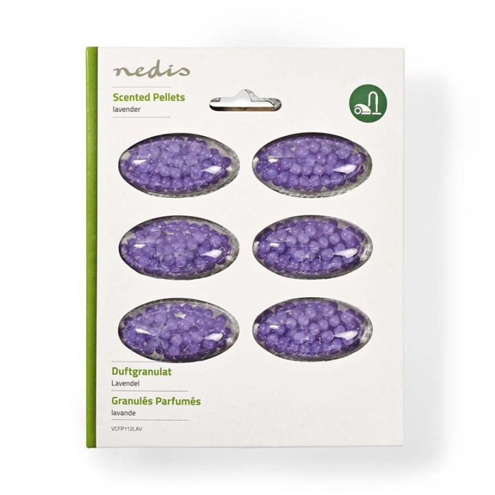 Nedis Vacuum Cleaner Fragrance | Lavender | 6 Refills | Purple in the group HOME, HOUSEHOLD & GARDEN / Cleaning products / Vacuum cleaners & Accessories / Accessories / Fragrance beads & Sticks at TP E-commerce Nordic AB (38-73213)