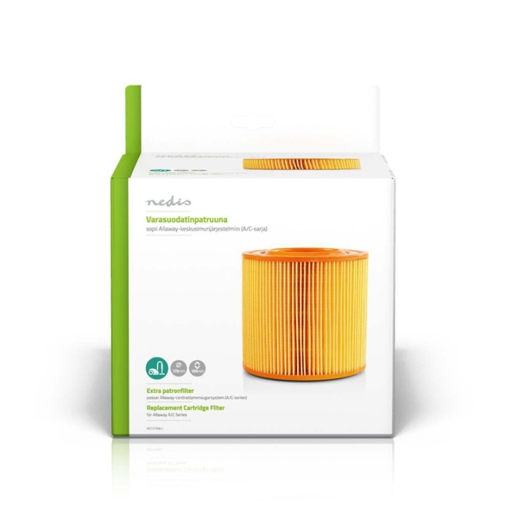 Nedis Vacuum Cleaner Cartridge Filter | Replacement for: Allaway | A/C-Series | Motor Filter in the group HOME, HOUSEHOLD & GARDEN / Cleaning products / Vacuum cleaners & Accessories / Accessories / Filters at TP E-commerce Nordic AB (38-73228)