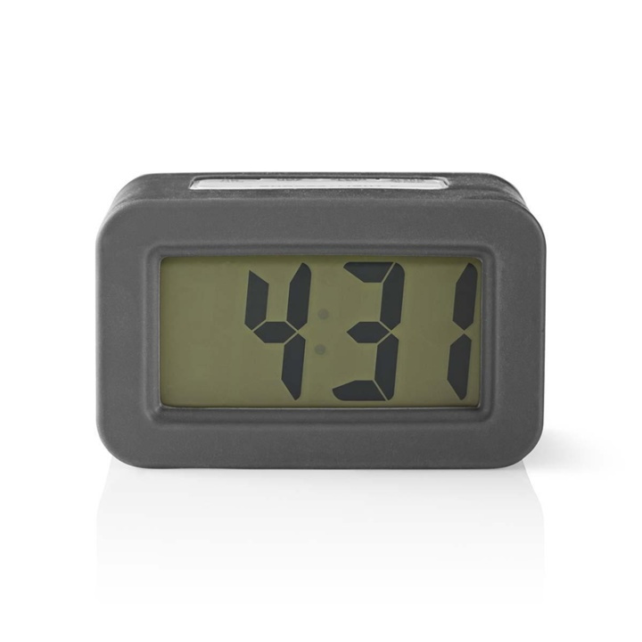 Nedis Digital Desk Alarm Clock | Backlight LCD | 3.5 cm | Backlight | Snooze function | No | Grey / White in the group HOME, HOUSEHOLD & GARDEN / Watches & Counters / Alarmclocks at TP E-commerce Nordic AB (38-73412)