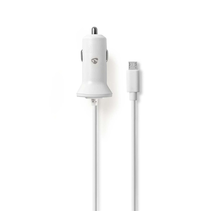Nedis Car Charger | 1x 2,4 A | Number of outputs: 1 | Micro USB (Fixed) Cable | 1.00 m | 12 W | Single Voltage Output in the group SMARTPHONE & TABLETS / Chargers & Cables / Car chargers / Car chargers micro-USB at TP E-commerce Nordic AB (38-73558)