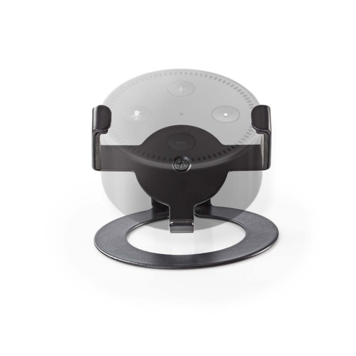 Nedis Speaker Mount | Compatible with: Amazon Echo Dot | Desk | 1 kg | Fixed | Steel | Black in the group HOME ELECTRONICS / Audio & Picture / Speakers & accessories / Speaker mounts at TP E-commerce Nordic AB (38-73597)