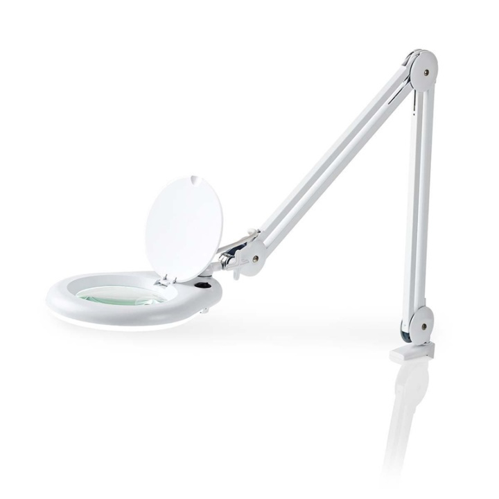 Nedis Magnifying Table Lamp | Lens strength: 3 Diopter | 22 W | 1000 lm | White in the group HOME ELECTRONICS / Lighting / Table lamps at TP E-commerce Nordic AB (38-73665)