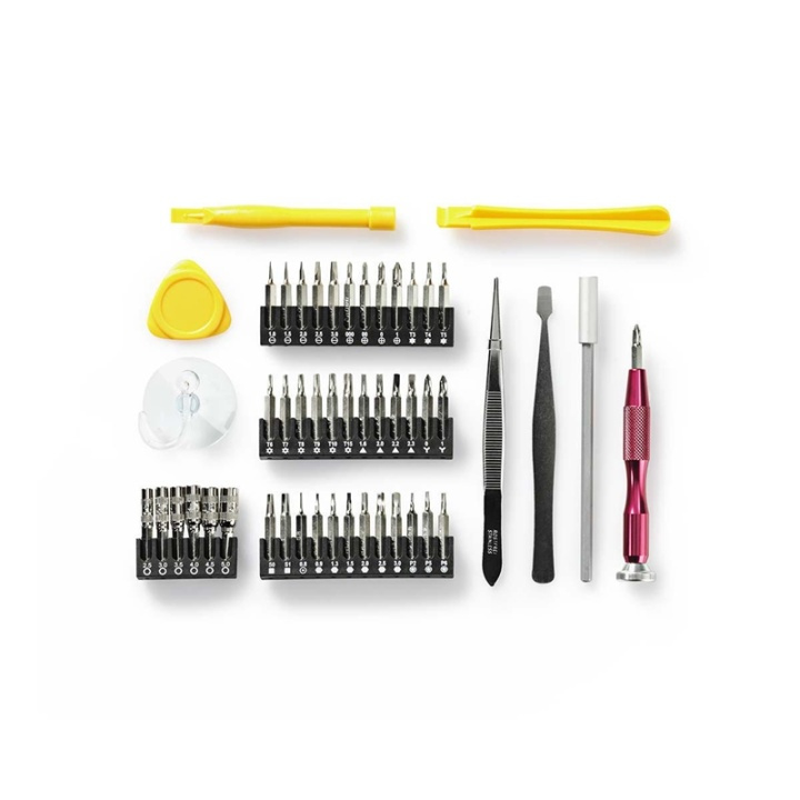 Nedis Phone/tablet repair set | 51-in-1 | PC / Smartphone / Tablet in the group COMPUTERS & PERIPHERALS / Computer components / Tools & Mounting at TP E-commerce Nordic AB (38-73670)