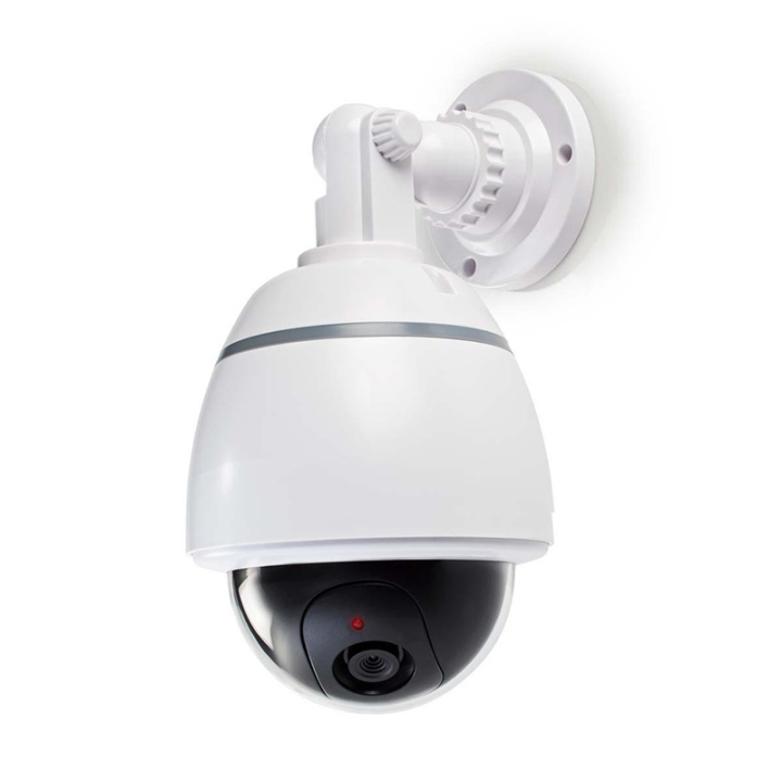 Nedis Dummy Security Camera | Dome | Battery Powered | Indoor | White in the group HOME, HOUSEHOLD & GARDEN / Alarm & Security / Security cameras / Camera dummies at TP E-commerce Nordic AB (38-73681)