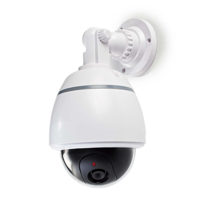 Nedis Dummy Security Camera | Dome | Battery Powered | Indoor | White in the group HOME, HOUSEHOLD & GARDEN / Alarm & Security / Security cameras / Camera dummies at TP E-commerce Nordic AB (38-73681)