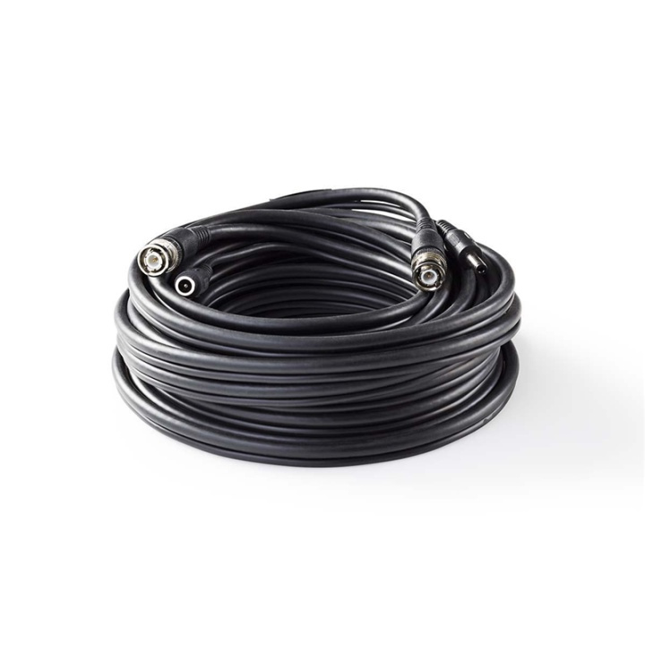 Nedis CCTV Security Cable | BNC / DC | 10.0 m | Round | PVC | Black | Gift Box in the group HOME ELECTRONICS / Audio & Picture / TV & Accessories / Antennas & Accessories at TP E-commerce Nordic AB (38-73694)