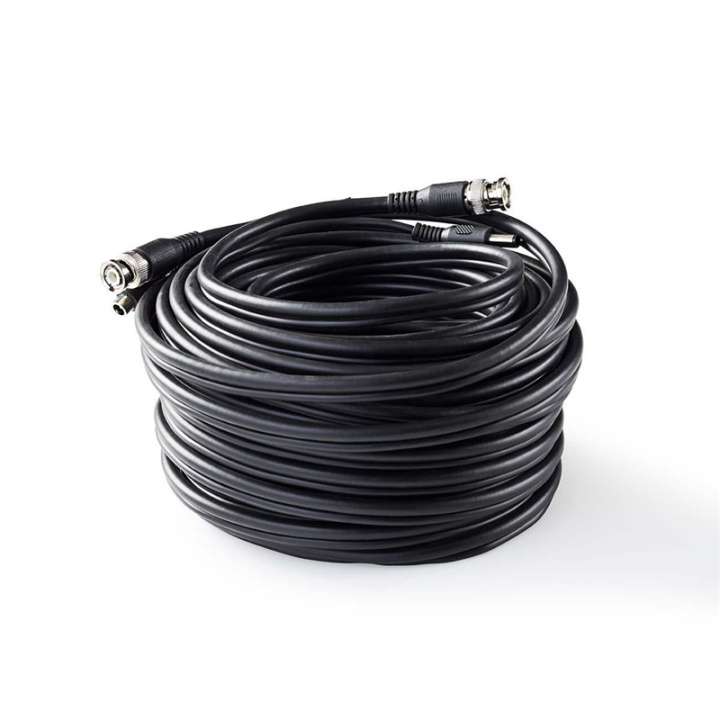 Nedis CCTV Security Cable | BNC / DC | 20.0 m | Round | PVC | Black | Gift Box in the group HOME ELECTRONICS / Audio & Picture / TV & Accessories / Antennas & Accessories at TP E-commerce Nordic AB (38-73695)