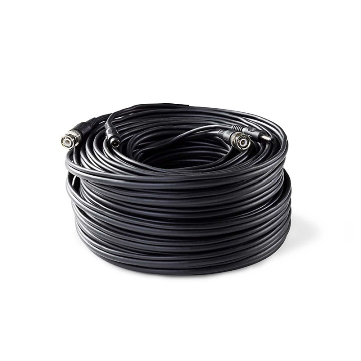 Nedis CCTV Security Cable | BNC / DC | 30.0 m | Round | PVC | Black | Gift Box in the group HOME ELECTRONICS / Audio & Picture / TV & Accessories / Antennas & Accessories at TP E-commerce Nordic AB (38-73698)