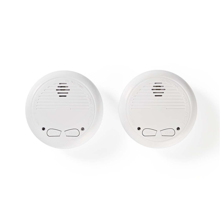 Nedis Smoke Alarm | Battery Powered | Battery life up to: 1 year | Linkable | EN 14604 | With test button | 85 dB | ABS | White in the group HOME, HOUSEHOLD & GARDEN / Alarm & Security / Fire, smoke, gas / Smoke alarms at TP E-commerce Nordic AB (38-73726)