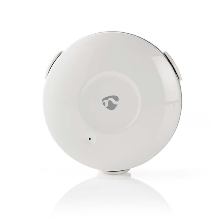 Nedis SmartLife Water Detector | Wi-Fi | Battery Powered | Extension included | Max. battery life: 24 Months | 50 dB | White in the group HOME, HOUSEHOLD & GARDEN / Alarm & Security / Other alarms at TP E-commerce Nordic AB (38-73746)