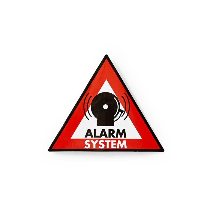 Nedis Warning Sticker | Triangle | Red | 5 pcs in the group HOME, HOUSEHOLD & GARDEN / Alarm & Security / Other at TP E-commerce Nordic AB (38-73763)