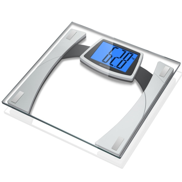 Champion Personvåg Glas 180kg in the group BEAUTY & HEALTH / Health care / Bathroom scales at TP E-commerce Nordic AB (38-74033)