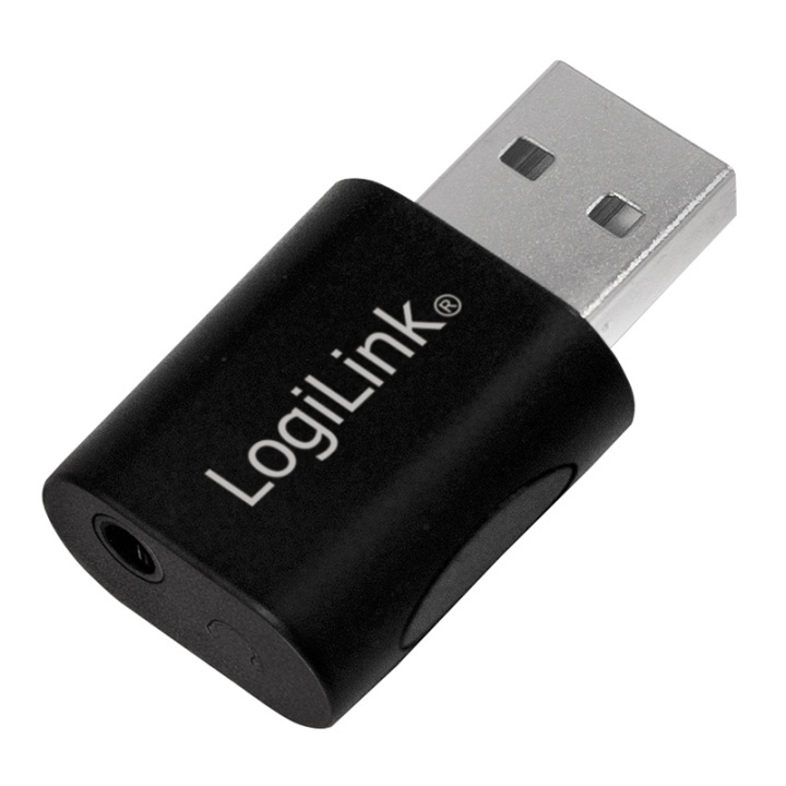 LogiLink USB-ljudkort 3,5mm-uttag in the group COMPUTERS & PERIPHERALS / Computer accessories / External sound cards at TP E-commerce Nordic AB (38-74252)