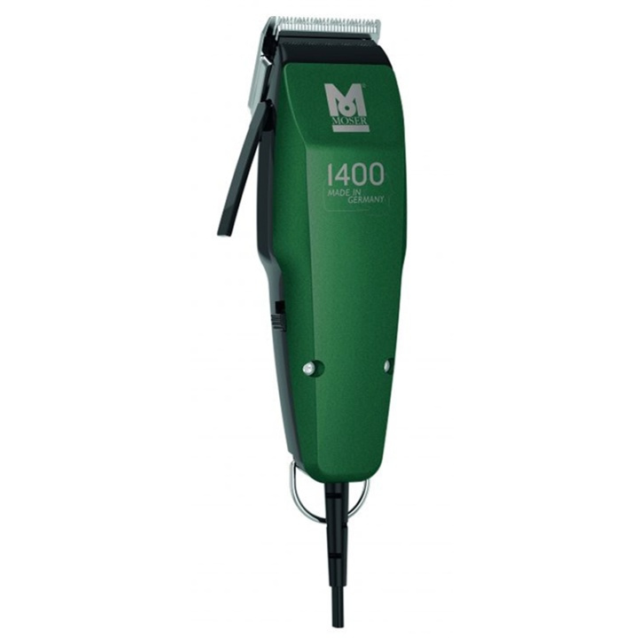 Moser Hårklippare 1400 Edition Green in the group BEAUTY & HEALTH / Hair & Styling / Shaving & Trimming / Hair trimmers at TP E-commerce Nordic AB (38-74260)