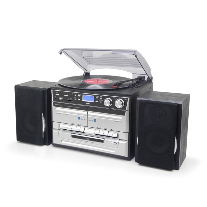 Soundmaster Stereo CD/Vinyl/Tape/Bluetooth in the group HOME ELECTRONICS / Audio & Picture / Home cinema, Hifi & Portable / Compact stereo & Record players at TP E-commerce Nordic AB (38-74366)