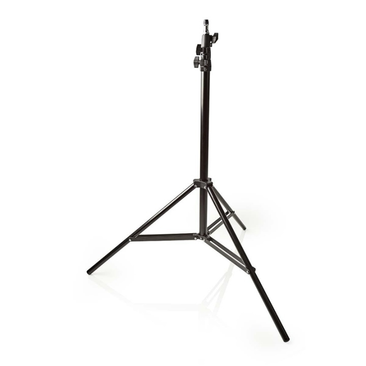 Nedis Photo Studio Light Stand | Maximum load capacity: 4.0 kg | Maximum working height: 260 cm | 3 Segments | Travel bag included | Aluminium | Black in the group HOME ELECTRONICS / Photo & Video / Photo equipment / Other at TP E-commerce Nordic AB (38-74533)