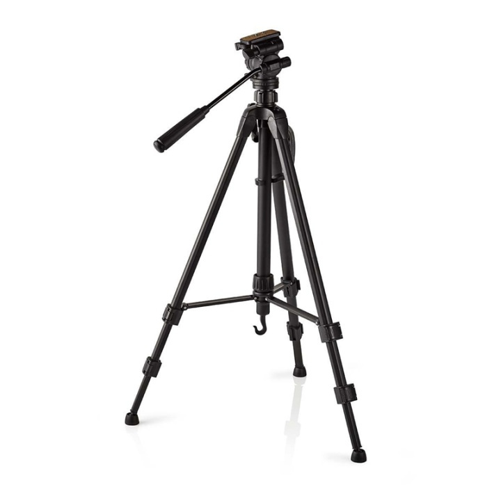 Nedis Tripod | Maximum load capacity: 2.5 kg | Minimum working height: 60.5 cm | Maximum working height: 147.5 cm | 3 Segments | Pan & Tilt | Travel bag included | Self levelling feet | ABS / Aluminium | Black in the group HOME ELECTRONICS / Photo & Video / Photo equipment / Tripod at TP E-commerce Nordic AB (38-74538)