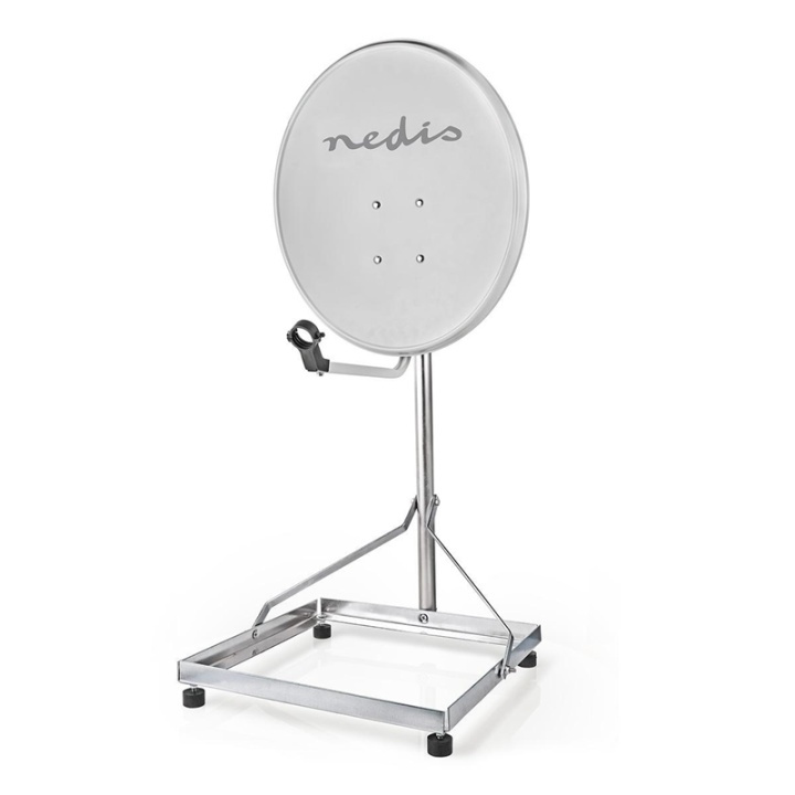 Nedis Satellite Balcony Stand | Mast length: 1.00 m | Maximum dish size: 90.0 cm | Bottom plate size: 1 x 50 x 50 cm | Steel | Silver in the group HOME ELECTRONICS / Audio & Picture / TV & Accessories / Antennas & Accessories at TP E-commerce Nordic AB (38-74578)