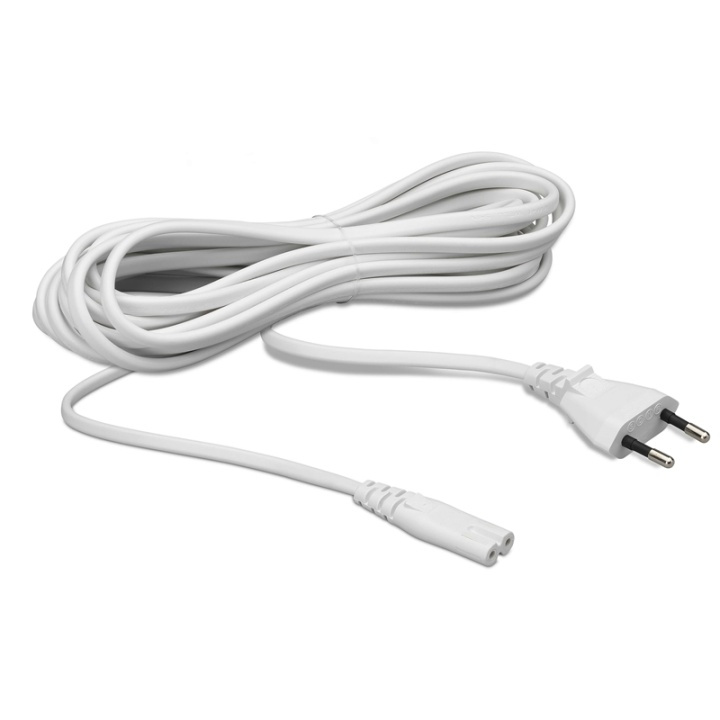 5M Power Cable for Sonos Speakers EU - White Single in the group HOME ELECTRONICS / Cables & Adapters / Speaker cables at TP E-commerce Nordic AB (38-74911)