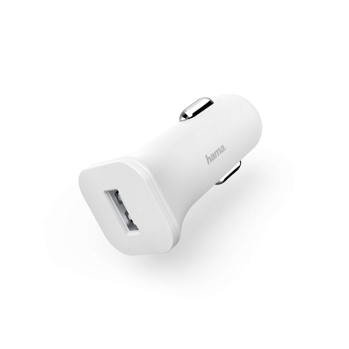 HAMA Laddare 12/24V 1xUSB 1.2A White in the group SMARTPHONE & TABLETS / Chargers & Cables / Car chargers / Car chargers USB at TP E-commerce Nordic AB (38-74956)