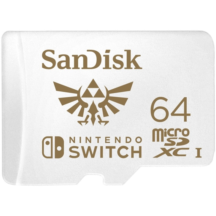 SanDisk MicroSDXC Nintendo Switch 64GB UHS-I, 100/60 in the group HOME ELECTRONICS / Storage media / Memory cards / MicroSD/HC/XC at TP E-commerce Nordic AB (38-74987)