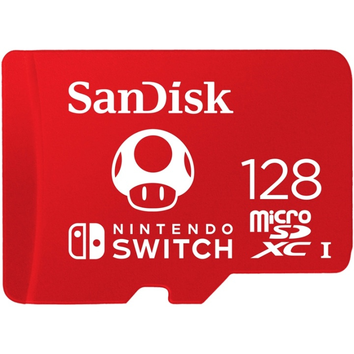 SANDISK MicroSDXC Nintendo Switch 128GB UHS-I,100/90 in the group HOME ELECTRONICS / Storage media / Memory cards / MicroSD/HC/XC at TP E-commerce Nordic AB (38-74988)