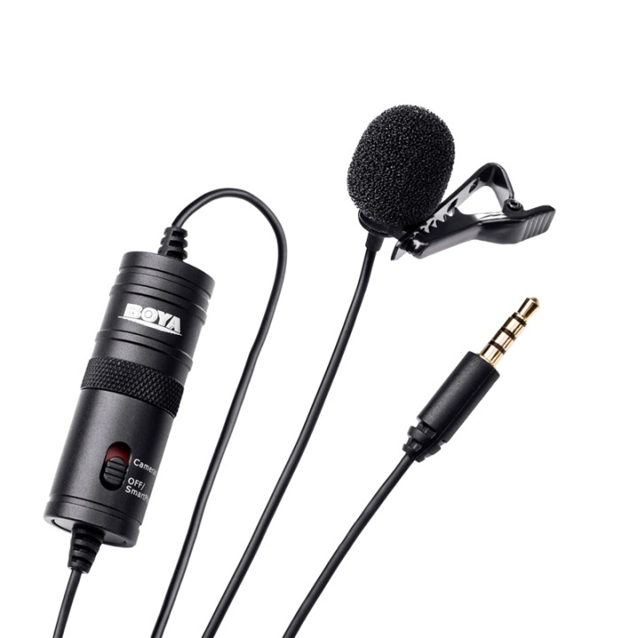 BOYA Microphone BY-M1 Lavalier 3,5mm 6m in the group HOME ELECTRONICS / Audio & Picture / Handheld Microphones at TP E-commerce Nordic AB (38-74999)