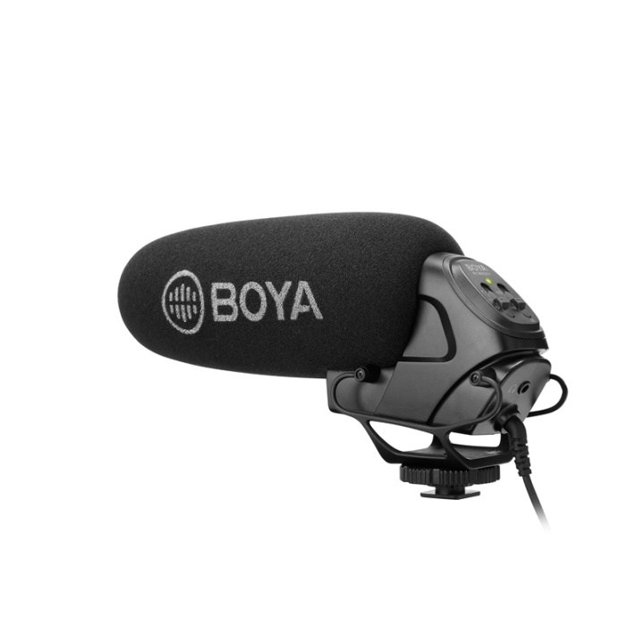 BOYA Microphone Shotgun BY-BM3031 Condensator 3,5mm in the group HOME ELECTRONICS / Audio & Picture / Handheld Microphones at TP E-commerce Nordic AB (38-75004)