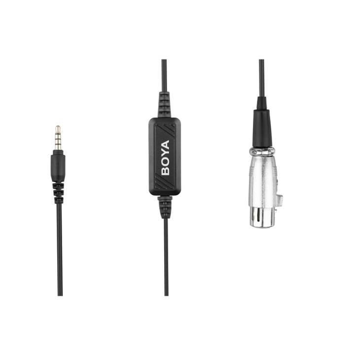 BOYA Microphone Adapter BY-BCA6 XLR-3,5mm TRRS in the group HOME ELECTRONICS / Audio & Picture / Handheld Microphones at TP E-commerce Nordic AB (38-75007)