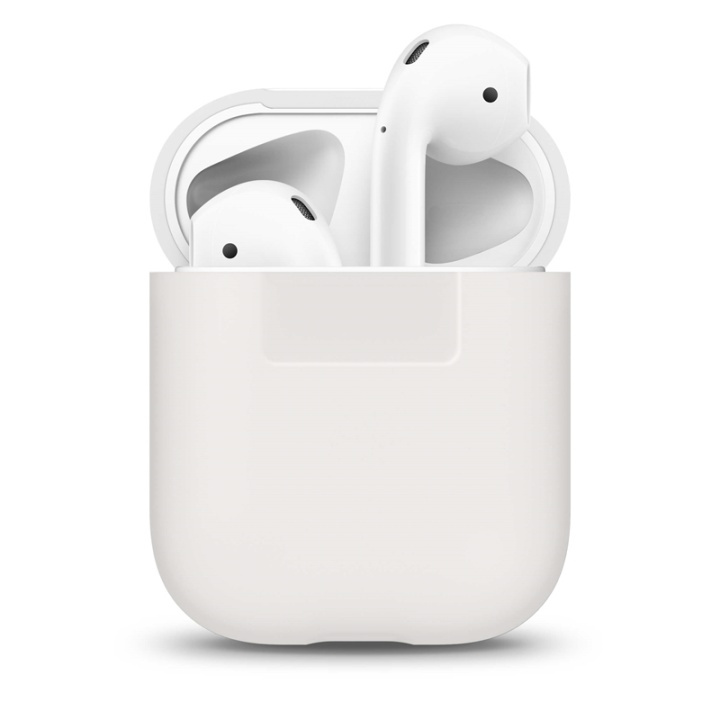 ELAGO Airpod Protective Silicon Case White in the group HOME ELECTRONICS / Audio & Picture / Headphones & Accessories / Accessories at TP E-commerce Nordic AB (38-75019)