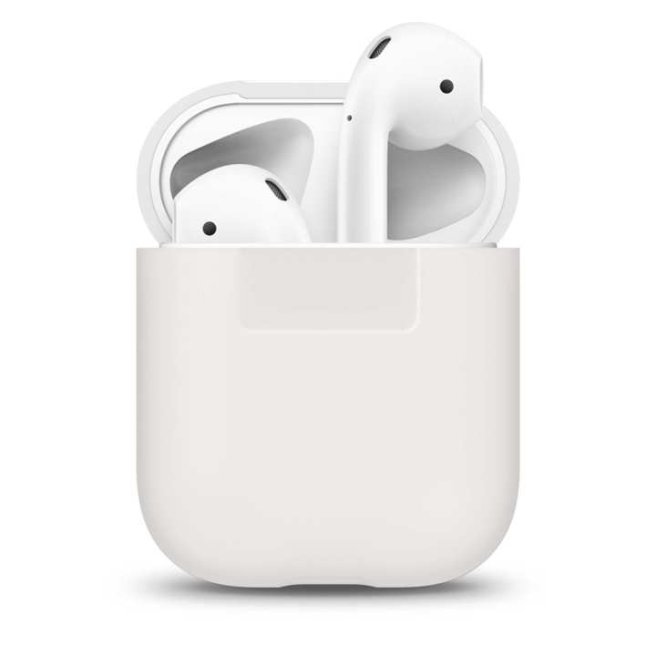 Elago Airpod Protective Silicon Case White in the group HOME ELECTRONICS / Audio & Picture / Headphones & Accessories / Accessories at TP E-commerce Nordic AB (38-75019)