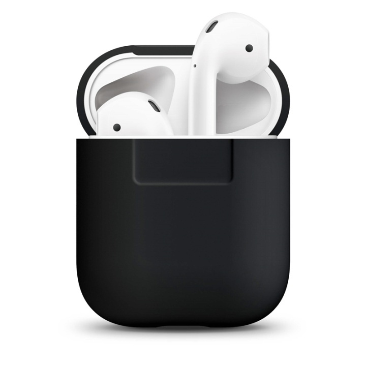 Elago Airpod Protective Silicon Case Black in the group HOME ELECTRONICS / Audio & Picture / Headphones & Accessories / Accessories at TP E-commerce Nordic AB (38-75020)