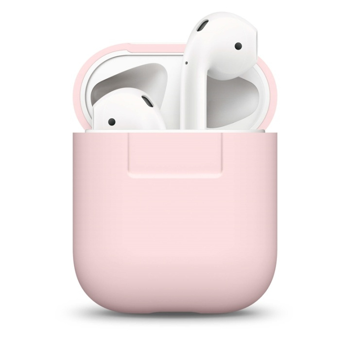 ELAGO Airpod Protective Silicon Case Pink in the group HOME ELECTRONICS / Audio & Picture / Headphones & Accessories / Accessories at TP E-commerce Nordic AB (38-75022)