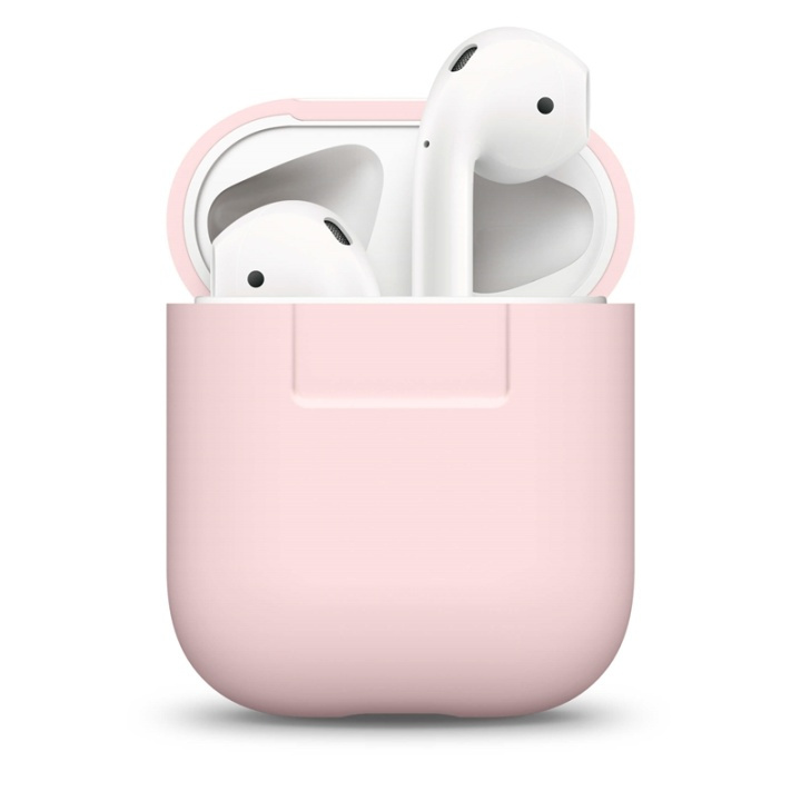 Elago Airpod Protective Silicon Case Pink in the group HOME ELECTRONICS / Audio & Picture / Headphones & Accessories / Accessories at TP E-commerce Nordic AB (38-75022)
