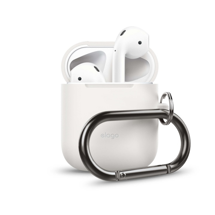 elago Airpod Hang Case White in the group HOME ELECTRONICS / Audio & Picture / Headphones & Accessories / Accessories at TP E-commerce Nordic AB (38-75023)