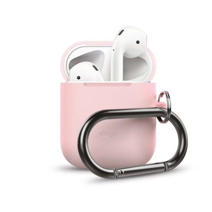 Elago Airpod Hang Case Pink in the group HOME ELECTRONICS / Audio & Picture / Headphones & Accessories / Accessories at TP E-commerce Nordic AB (38-75025)