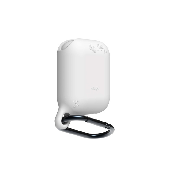 elago Airpod Waterproof Hang Case White in the group HOME ELECTRONICS / Audio & Picture / Headphones & Accessories / Accessories at TP E-commerce Nordic AB (38-75026)