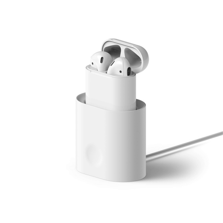 ELAGO Airpod Charging Stand White in the group HOME ELECTRONICS / Audio & Picture / Headphones & Accessories / Accessories at TP E-commerce Nordic AB (38-75032)