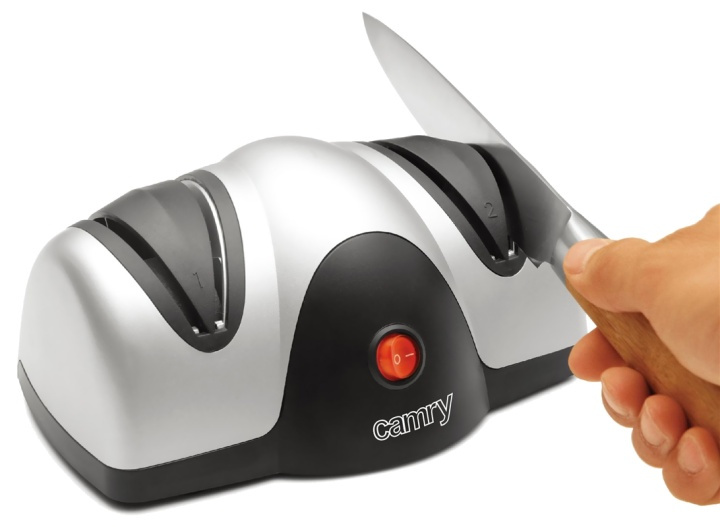 Camry elektrisk knivslip in the group HOME, HOUSEHOLD & GARDEN / Kitchen utensils / Kitchen knives & Knife sharpeners at TP E-commerce Nordic AB (38-75094)