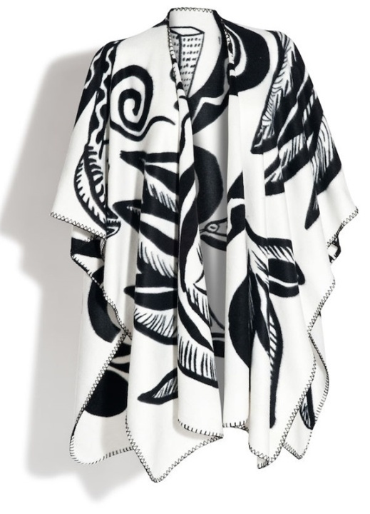 Kosta Linnewäfveri Paradise Poncho Vit in the group HOME, HOUSEHOLD & GARDEN / Interior / Blankets at TP E-commerce Nordic AB (38-75142)