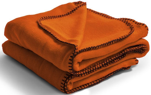 Nightingale Fleecepläd 130x170 Orange in the group HOME, HOUSEHOLD & GARDEN / Interior / Blankets at TP E-commerce Nordic AB (38-75425-OR)
