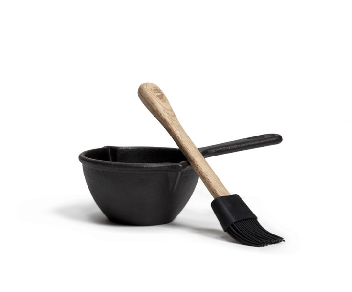 Orrefors Hunting Glaze Pan i gjutjärn, inkl. pensel, svart in the group HOME, HOUSEHOLD & GARDEN / Kitchen utensils / Pots & Pans at TP E-commerce Nordic AB (38-75437)