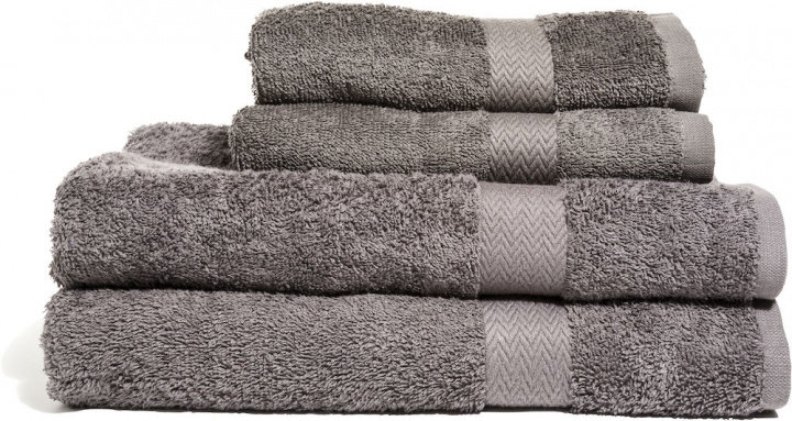 Queen Anne Terry Dark Gray 90x150cm in the group HOME, HOUSEHOLD & GARDEN / Bathroom / Towels at TP E-commerce Nordic AB (38-75469-MOE)