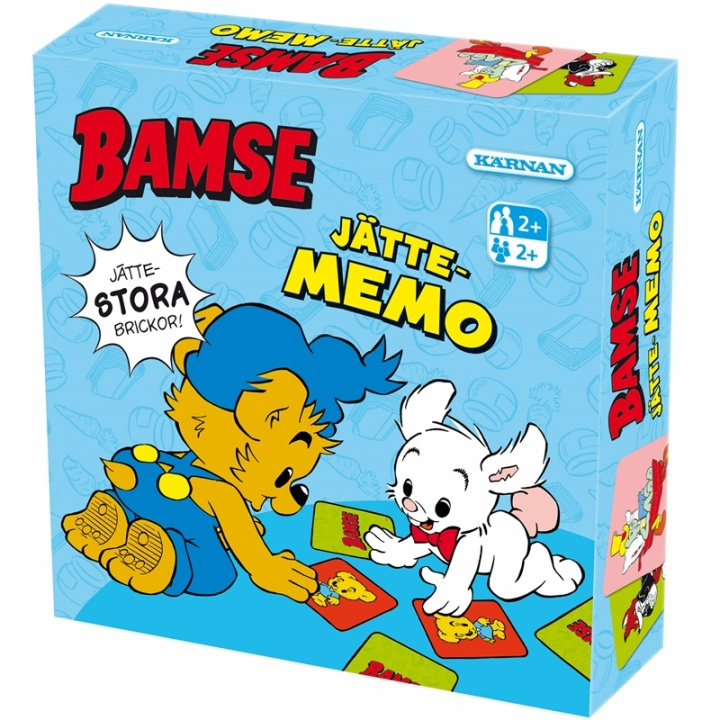 Kärnan Bamse Jättememo in the group TOYS, KIDS & BABY PRODUCTS / Toys / Board games / Children\'s games at TP E-commerce Nordic AB (38-75934)