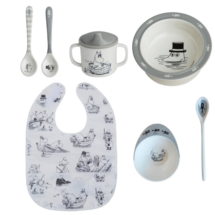 Rätt Start Mumin Ätpaket Grå in the group TOYS, KIDS & BABY PRODUCTS / Eat & Drink / Children\'s tableware at TP E-commerce Nordic AB (38-76059)